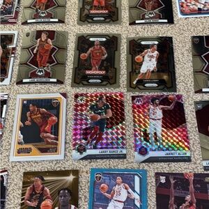 Cleveland basketball cards with one guardians